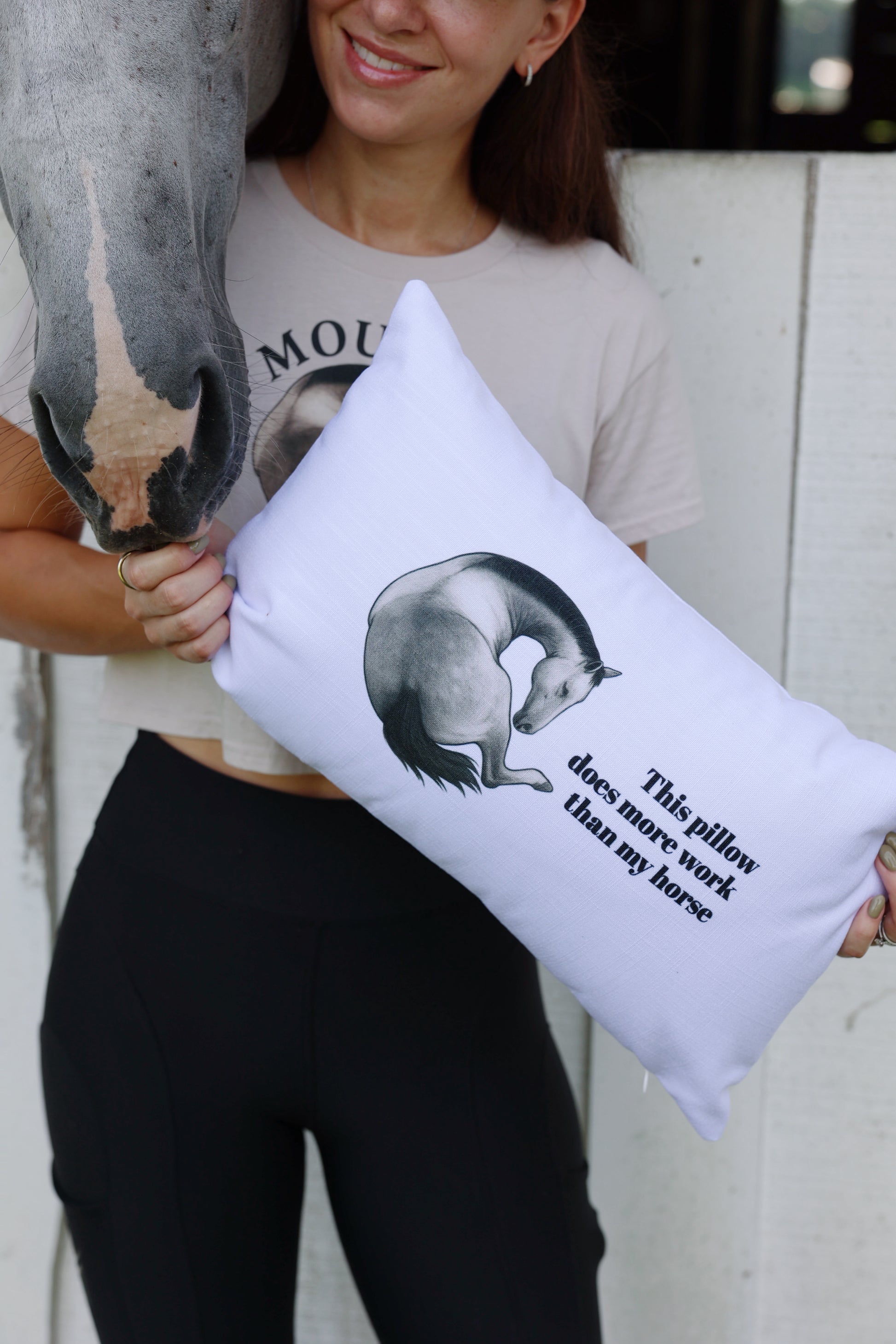Decorative (and Proud of It) – Premium Equestrian Pillow