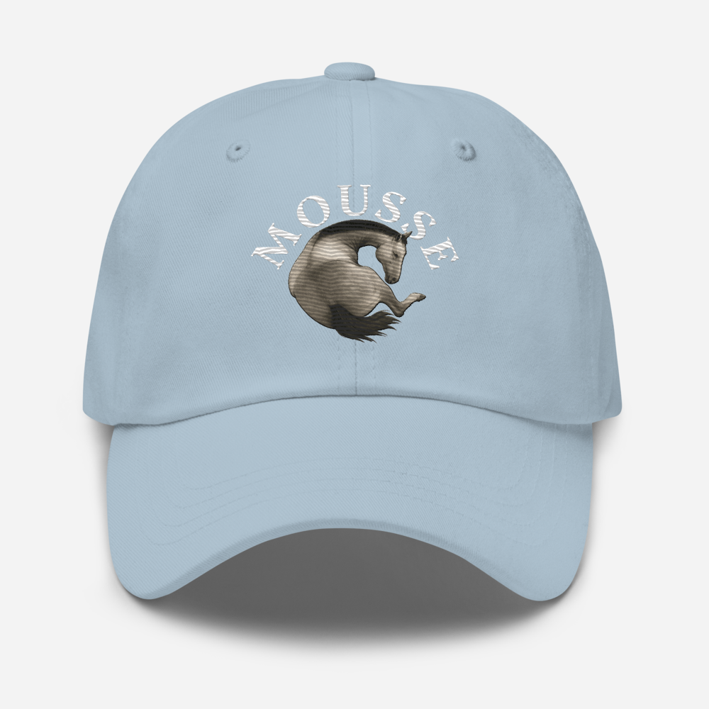 Powder Blue Dad Hat Featuring Mousse