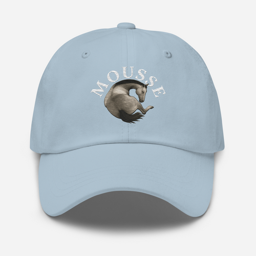 Powder Blue Dad Hat Featuring Mousse
